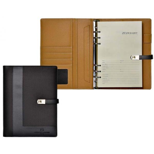 A5 BLACK LEATHER NOTEBOOK