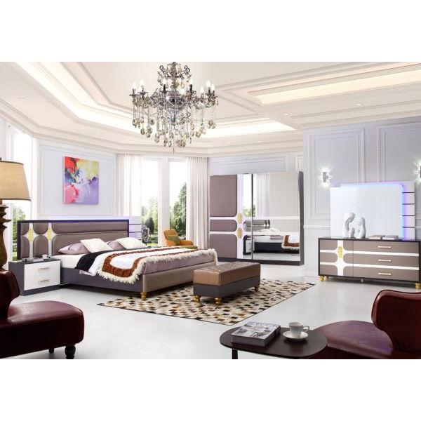 Galaxy Design Bedroom Set - King, B