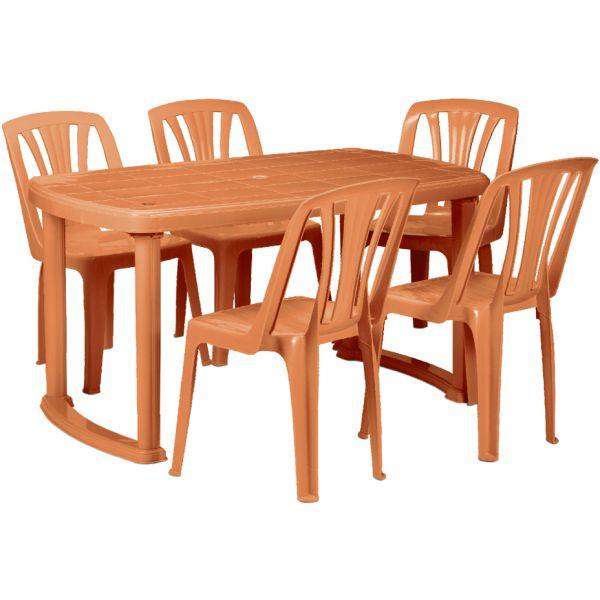 Plastic dining table from Nell Kame